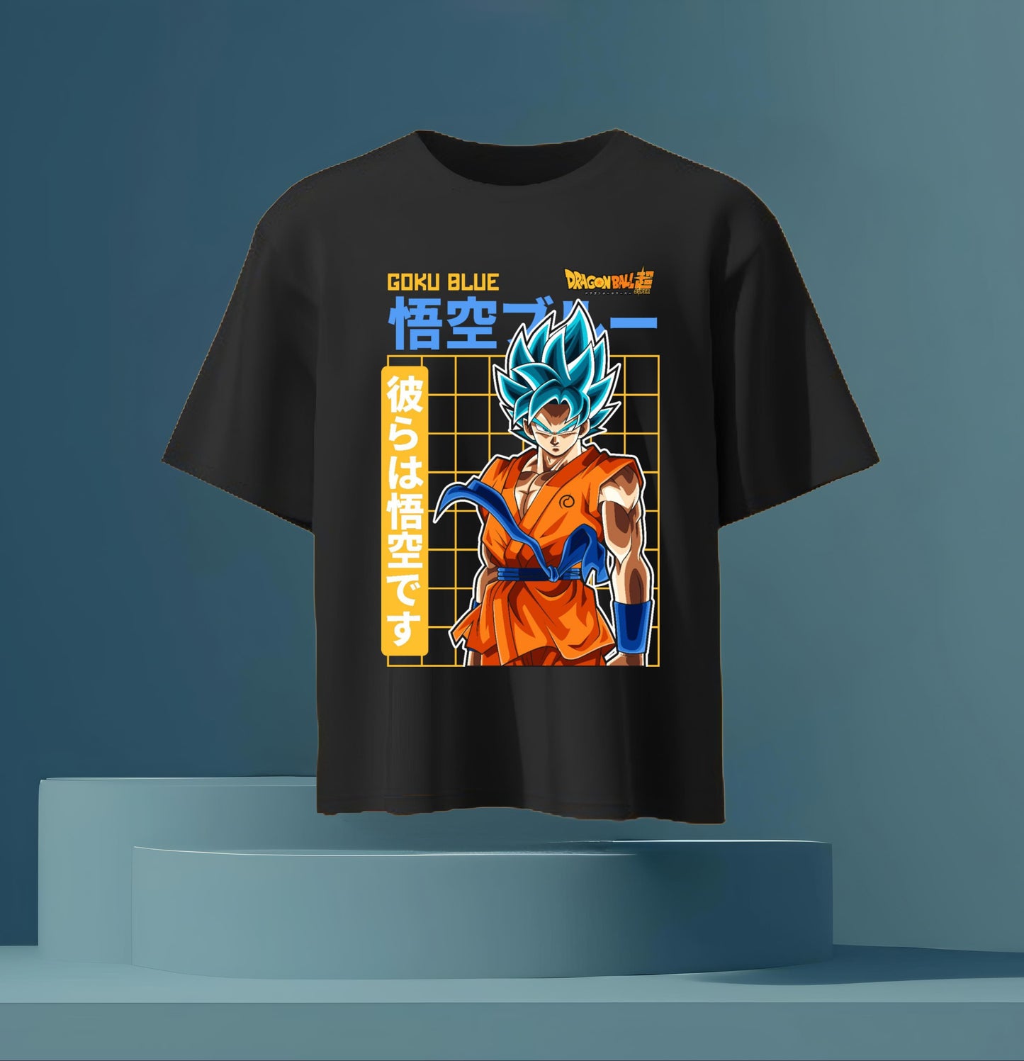 Goku Premium Drop Shoulder  T-Shirt